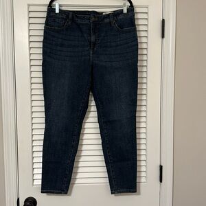 Cosmic Blue Love Skinny Jeans size 16W